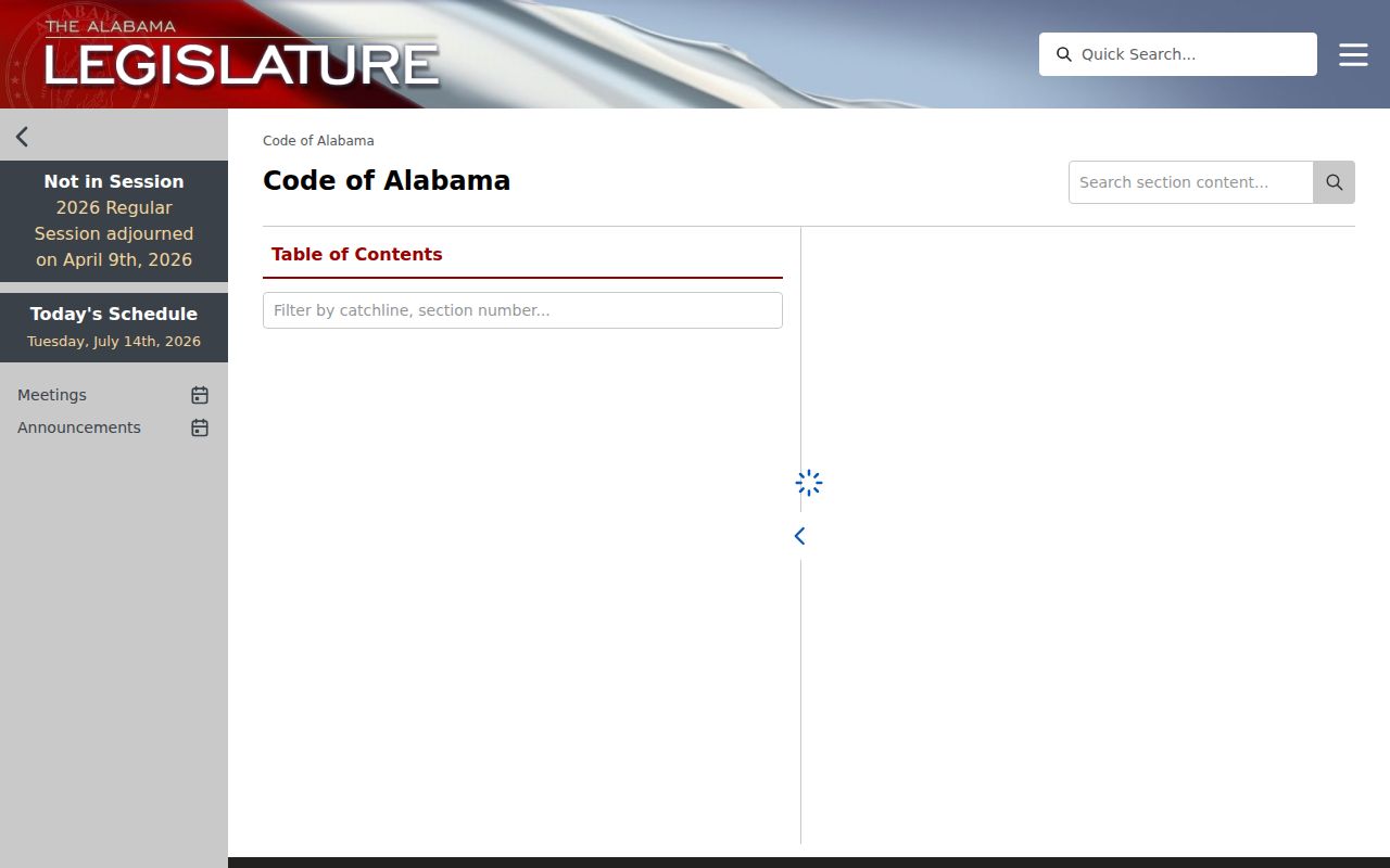 Alabama profile statute used in Calhoun County sex offender records